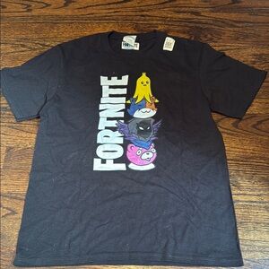 Fortnite Black Graphic T-Shirt youth large t shirt. New never worn